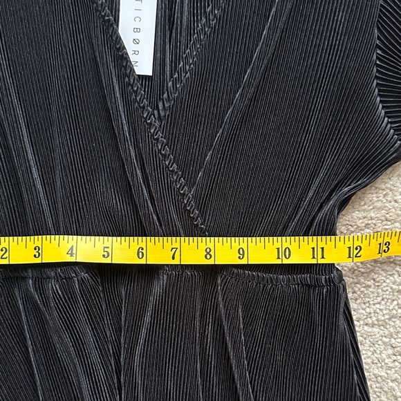 NWT Baltic Born Athena Pleated Maxi Dress Black Women’s S Wedding Formal Casual - Picture 7 of 8